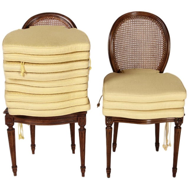 Antique Louis XVI Chairs with Viennese Caning, 1880, Set of 12 For Sale - Image 15 of 16