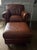 Animal Skin Natuzzi Maturità Italian Cognac Leather Armchair & Ottoman – Made in Italy For Sale - Image 7 of 12