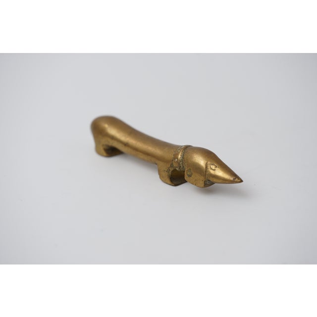 Vintage Brass Dachshund Bottle Opener by Walter Bosse for Herta Baller, 1950s For Sale - Image 10 of 12