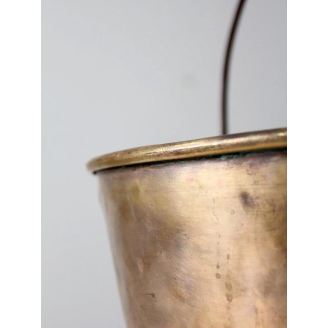 Antique Brass Kettle For Sale - Image 10 of 13