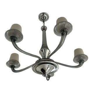 Seguso for Donghia 5 Arm Murano Chandelier For Sale