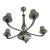 Seguso for Donghia 5 Arm Murano Chandelier For Sale