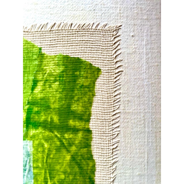 Textile Maria Donata Papadia, Cestrum, Mixed Media Paper Collage For Sale - Image 7 of 11