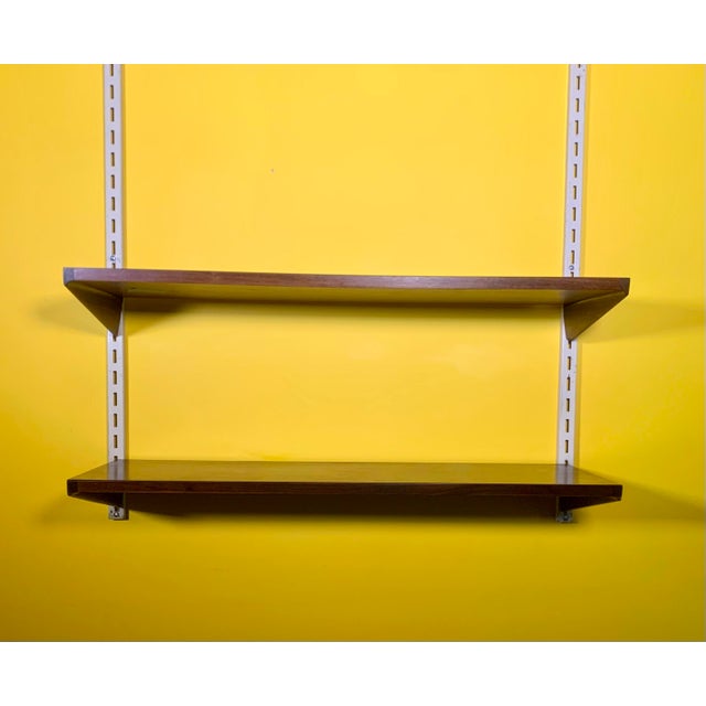 Mid-Century Modern 1960s Kai Kristiansen Rosewood Wall Unit, Mid-Century Scandinavian Shelving System For Sale - Image 3 of 9