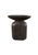 Not Yet Made - Made To Order Sculptural Suar Wood Side Table, Espresso Finish Modern Organic For Sale - Image 5 of 6