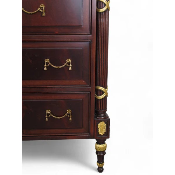 Wood Francesco Molon Dresser 7 Drawer Dresser For Sale - Image 7 of 12