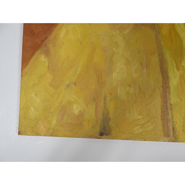 Contemporary Expressionist Portrait Painting Man in Yellow For Sale In Seattle - Image 6 of 6