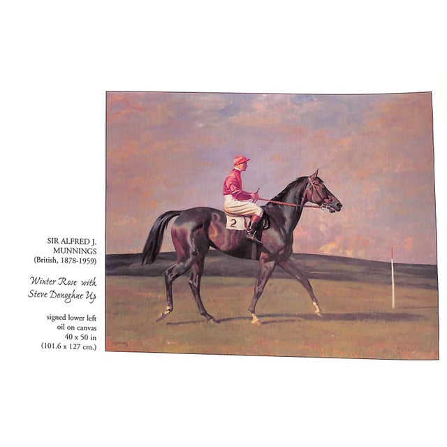 Paper Sir Alfred Munnings the Santa Anita Collection: An Exhibition at the National Horseracing Museum - July 24 Through September 27, 1998 For Sale - Image 7 of 10