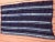 Blue Striped Van Verre Fabric For Sale - Image 4 of 8