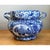 Vintage Blue and White Ceramic Jardiniere For Sale In West Palm - Image 6 of 12