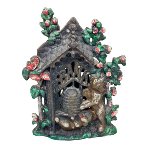 Vintage Cast Iron Penny Bank