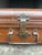 English Antique British Colonial Faux Bois Steel Cabin Trunk, England 1900s For Sale - Image 3 of 7