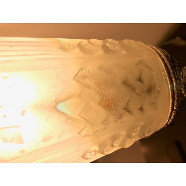 French Art Deco Table Lamp by Muller Frères Luneville For Sale - Image 12 of 13