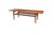 Danish Teak Coffee Table with Wicker Magazine Shelf from Trioh, 1960 For Sale - Image 4 of 16
