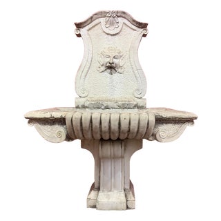 Unknown, Ancient Marble Fountain, 1750, Marble For Sale