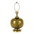 Mid 20th Century Mid Century Modern Olive Green Smoked Glass Lamp For Sale
