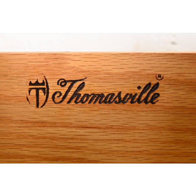 Wood Thomasville Mid-Century Hollywood Regency Campaign Green Lacquered Bar Cabinets, Newly Refinished For Sale - Image 7 of 13