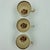 A delightful rare find, set of three vintage English demitasse cups in the celebrated Tonquin pattern by Clarice Cliff for...