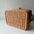 1970s Wicker Two Handle Lidded Basket For Sale In Charleston - Image 6 of 9