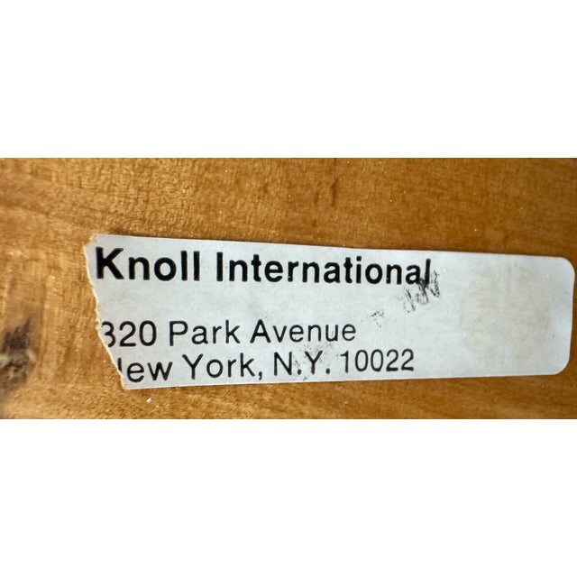 Mid 20th Century Hannah & Morrison for Knoll International Beech Wood Table For Sale - Image 5 of 12