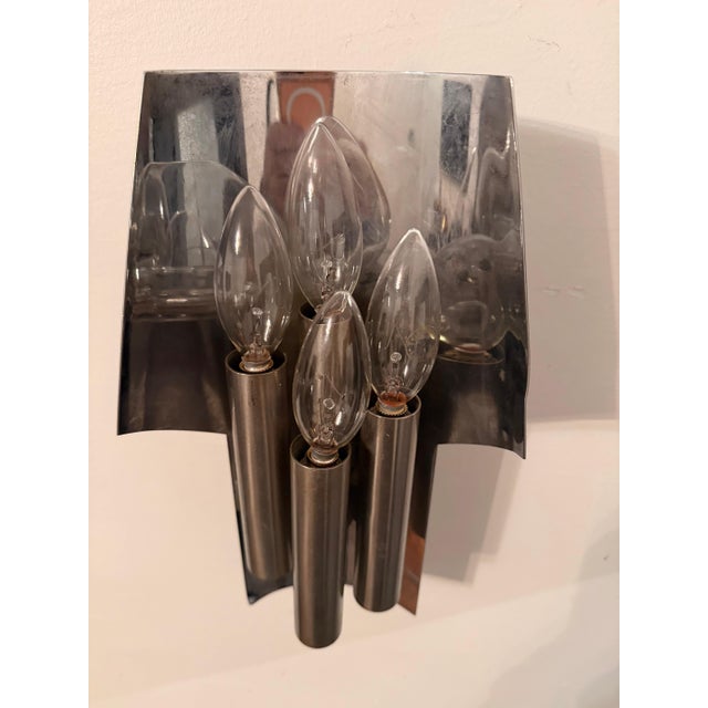 French 1960s Maison Charles Mid Century Wall Light For Sale - Image 12 of 16