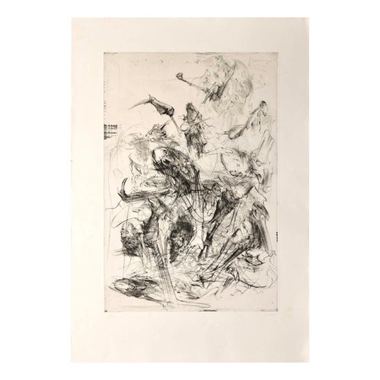 Dado Miodrag Djuric, Untitled, 1980s, Etching For Sale