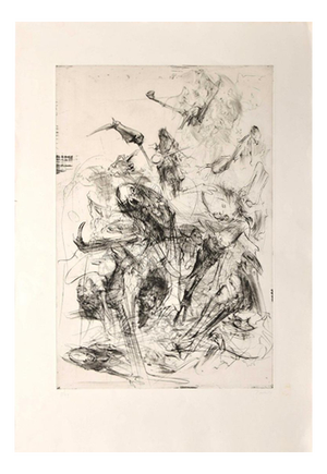 Dado Miodrag Djuric, Untitled, 1980s, Etching