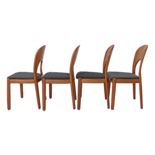 Danish Dining Chairs by Niels Koefoed, 1970s, Set of 4 For Sale