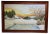 Kuta, Sunrise in a Winter Landscape in the Black Forest, 1950s, Oil on Canvas, Framed For Sale