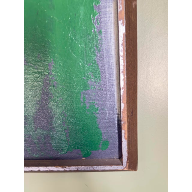 1950s Vintage “Sawyer” Original Clown Painting, Oil on Canvas, Mid‑20th Century Folk Art For Sale - Image 5 of 8