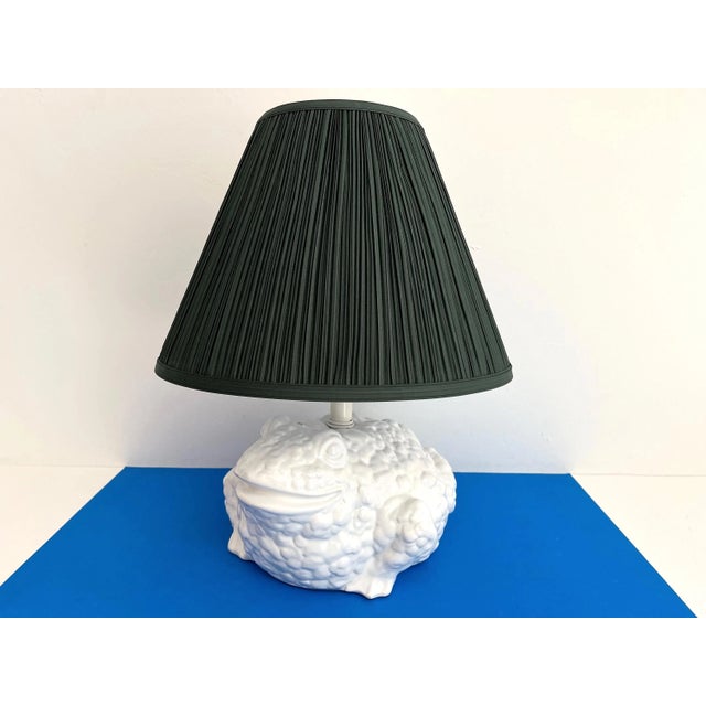 Italian 1960s Italian Toad Lamp & Shade For Sale - Image 3 of 18