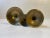 Mid-Century Modern Vintage Scandinavian Brass Candlesticks, 1970s, Set of 3 For Sale - Image 3 of 7