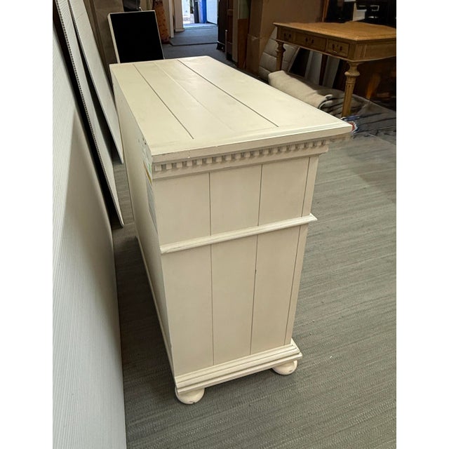 2010s Restoration Hardware Jameson Dresser, Antiqued White For Sale - Image 5 of 12