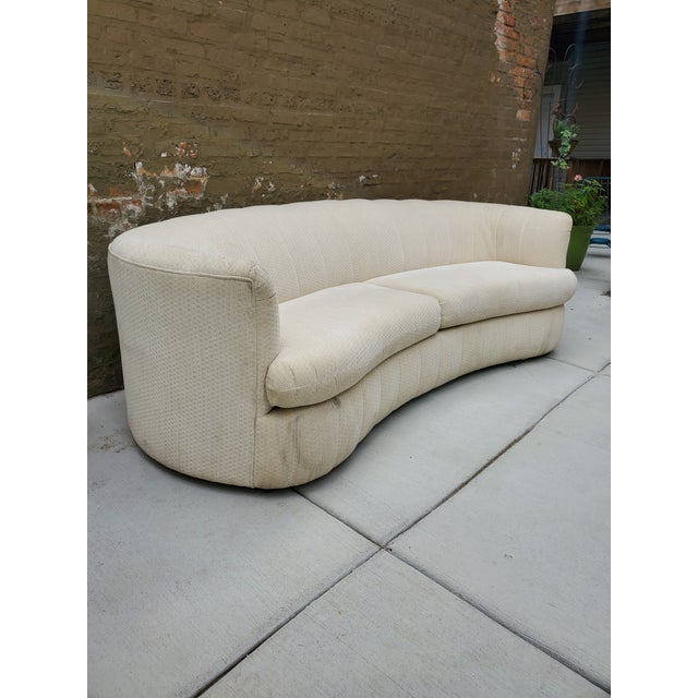 Textile 1990's Vintage Vladimir Kagan for Weiman Sofa For Sale - Image 7 of 13