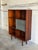 1960s Rosewood Bookcase Ith Ribbed Sliding Glass Doors Mid-Century Modern Denmark 1960s For Sale - Image 5 of 10