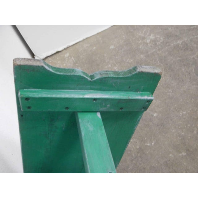 Mid-Century Fir Stool, 1960s For Sale - Image 10 of 11