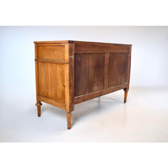 19th Century French Directoire Commode in Yew Wood, Neoclassical Style For Sale - Image 15 of 16
