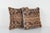 Muted Carpet Rug Pillow - A Pair Elevate your home decor with these exquisite 18'' x 18'' pillow covers crafted from...