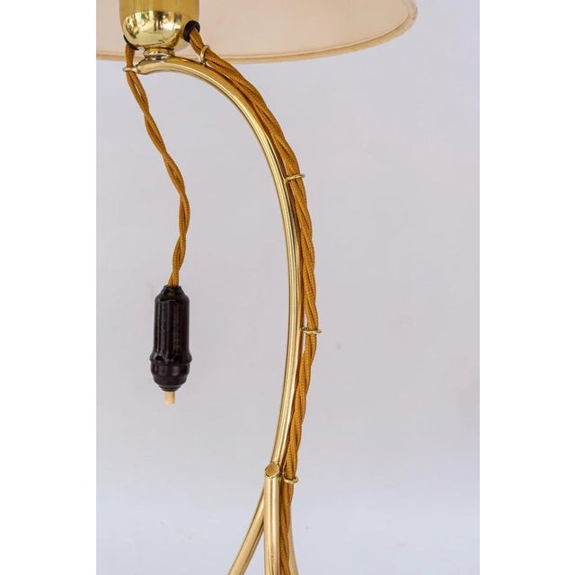 Large Table Lamp with Fabric Shade by Rupert Nikoll, Vienna, Austria, 1950s For Sale - Image 13 of 15