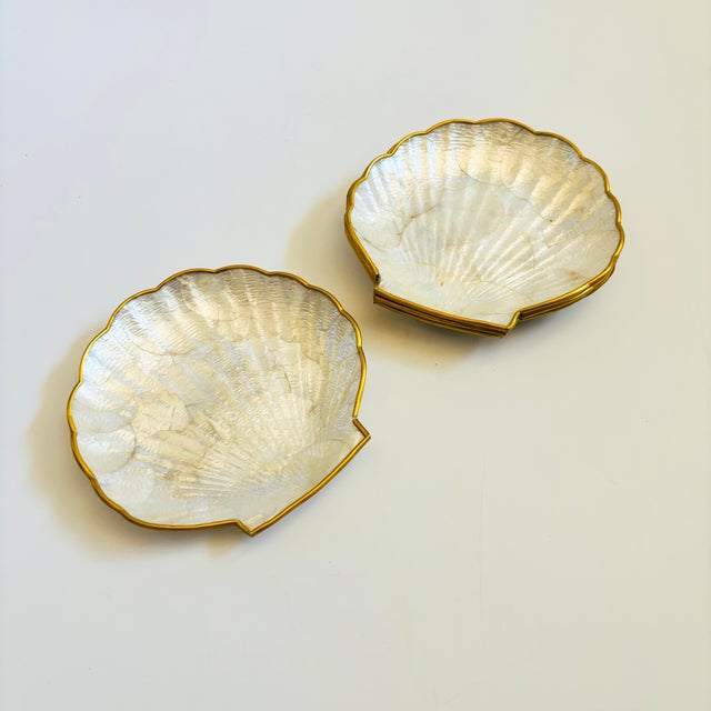 Vintage Capiz Shell Tray For Sale - Image 9 of 10