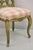 Early 20th Century Antique Italian Venetian Green Floral Hand Painted Dining Side Chairs - Set of 4 For Sale - Image 5 of 12