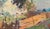 Vintage Ukrainian Impressionist Oil Painting, Rural Landscape, 1970s 19-31 For Sale - Image 4 of 6