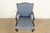 1990s Kittinger Chippendale Carved Mahogany Open Arm Library Chair For Sale - Image 5 of 16