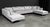 Textile B&b Italia Gray Suede Upholstered Sectional Sofa For Sale - Image 7 of 14