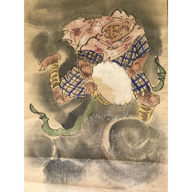 Large Japanese Edo Period Kakemono Scroll Hangings, 19th Century, Set of 6 For Sale - Image 11 of 18