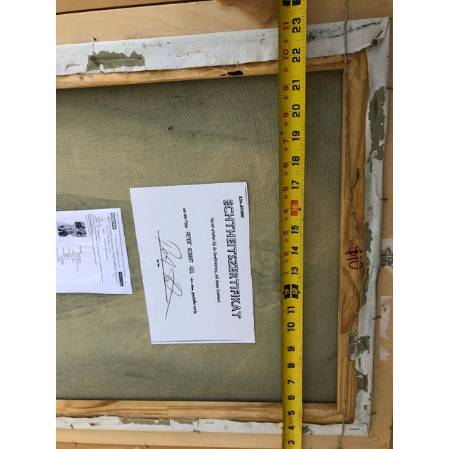 Abstract Peter Robert Keil 'Homage to Freddy Mercury' Oil Painting on Canvas For Sale - Image 11 of 12