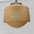 1930s Scandinavian Modern Pendant Lamp in Havana Glass and Steel, Sweden, 1930s For Sale - Image 5 of 8