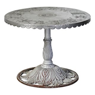 Antique French Table With Zodiac Symbols For Sale