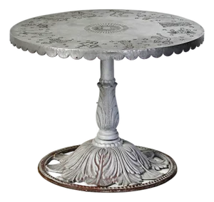 French Table Antique With Zodiac Symbols