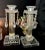 Transparent Late 20th Century Crystal Candle Holders With Hanging Crystals - A Pair For Sale - Image 8 of 10